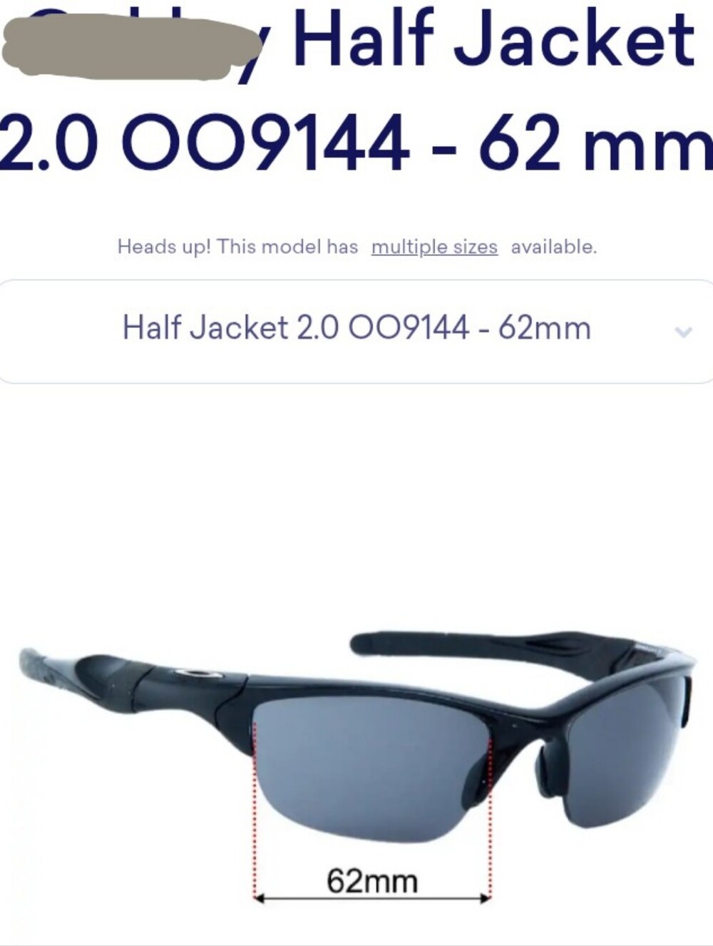 For Half Jacket 2.0 Polarized Sports Lenses - Fire Red ☣️ FRAMES NOT INCLUDED ☣️